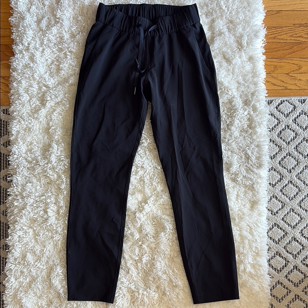 Lululemon Black Stretch Woven Pants with Pockets